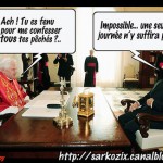 Humour sarko et le pape
